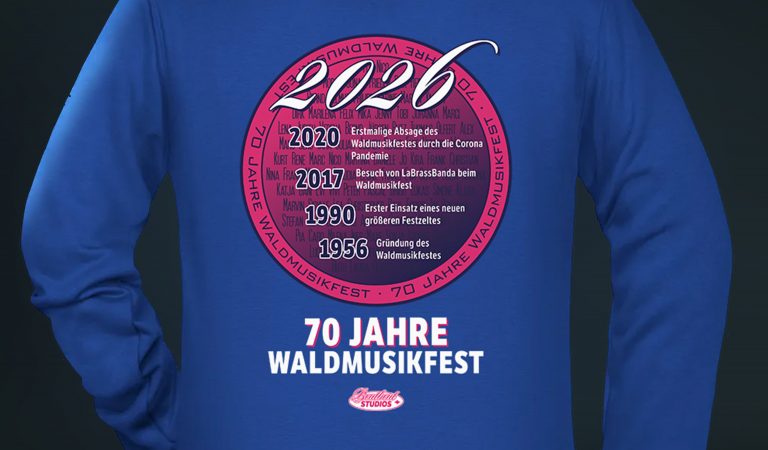 Waldmusikfest-Hoodie/T-Shirt jetzt bestellbar